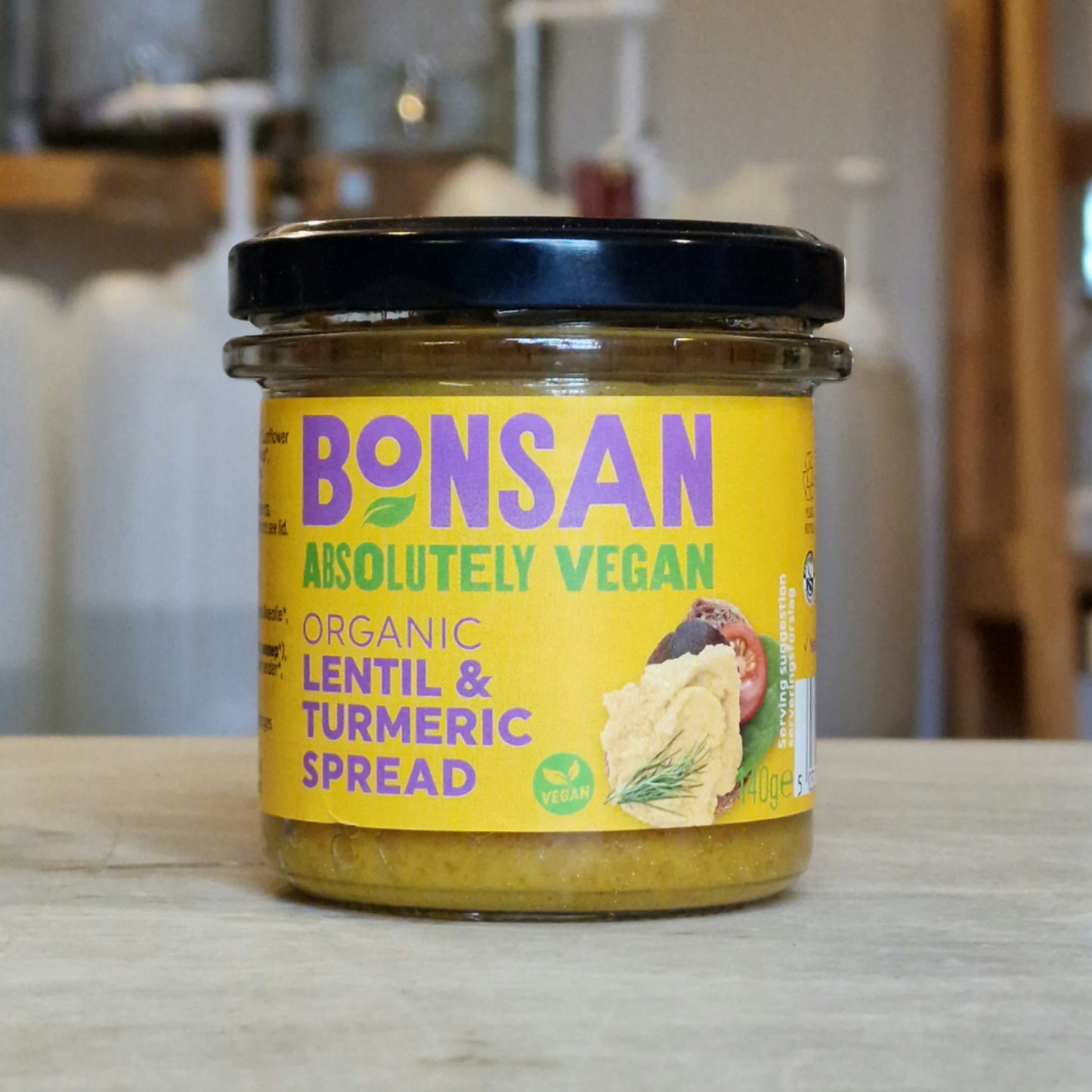 Bonsan Lentil and Turmeric Spread